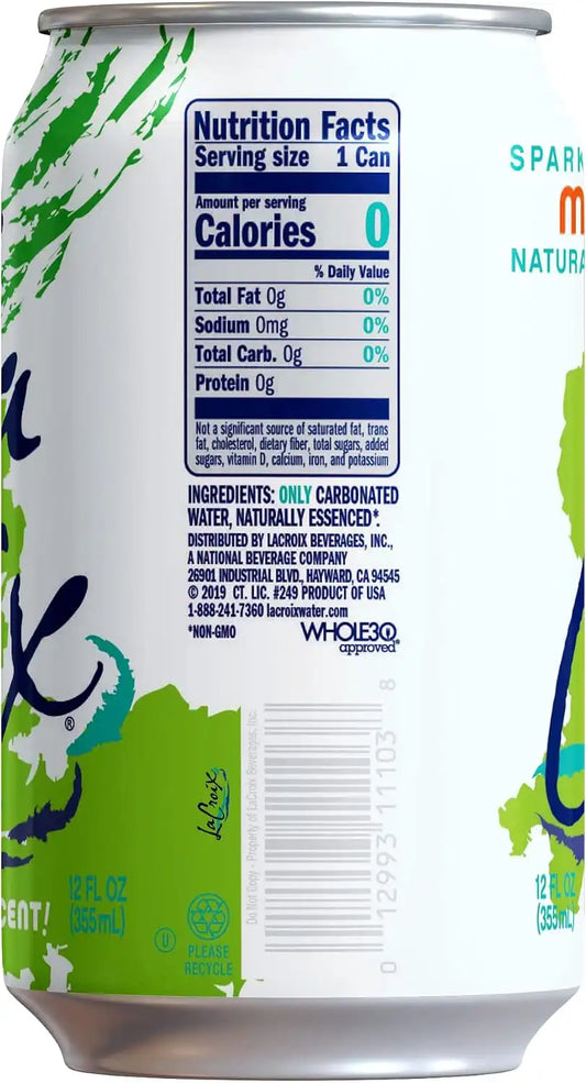 La Croix Sparkling Water, Mango, 12 Fl Oz (pack of 12)