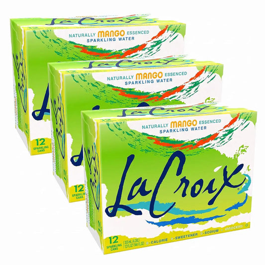 LaCroix Sparkling Water, Mango, 12 Fl Oz (pack of 36)