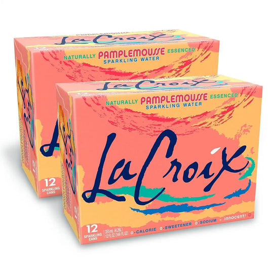La Croix, Water Sparkling Pamplemo, 12 Fl Oz, 24 Pack