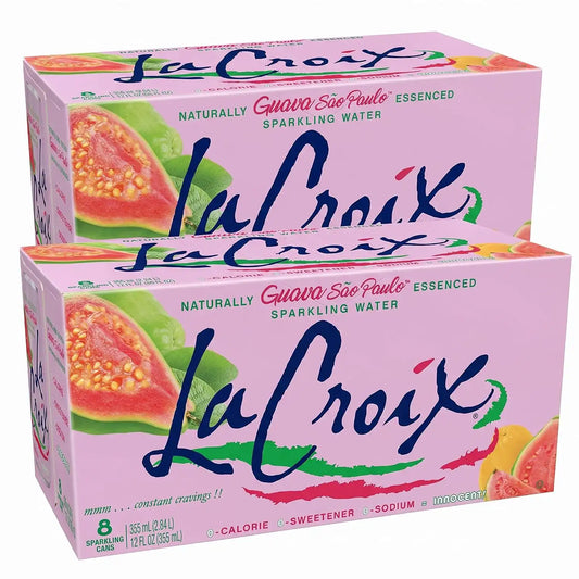 La Croix Sparkling Water, Guava Sao Paulo, 12 Fl Oz (pack of 16)