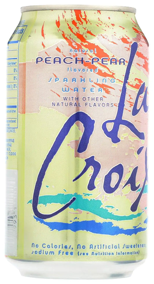 La Croix, Water Sparkling Peach Pear Single, 12 Fl Oz